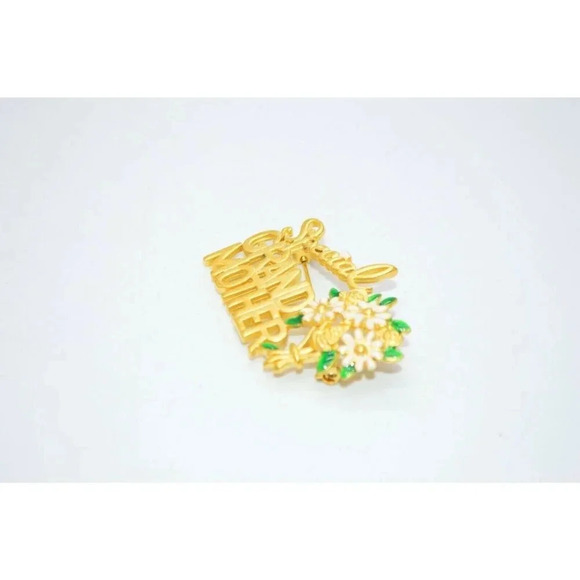 Danecraft White Green Enamel Special Grandmother - Picture 3 of 5
